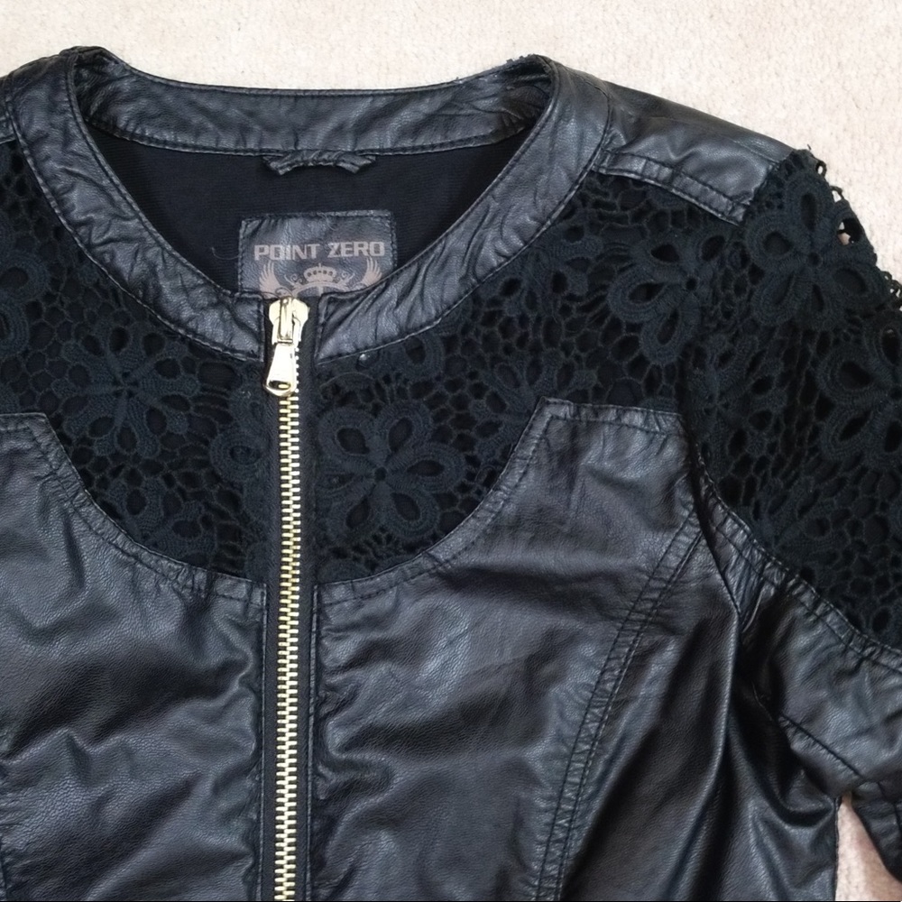Point Zero Leather Jacket - Picture 2 of 4